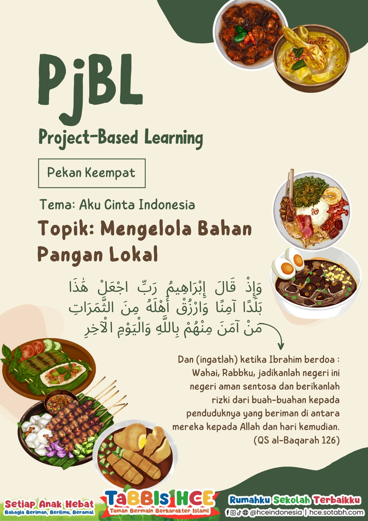 Terlindungi: IBBB PjBL Pekan 4 – Mengelola Bahan Pangan Lokal