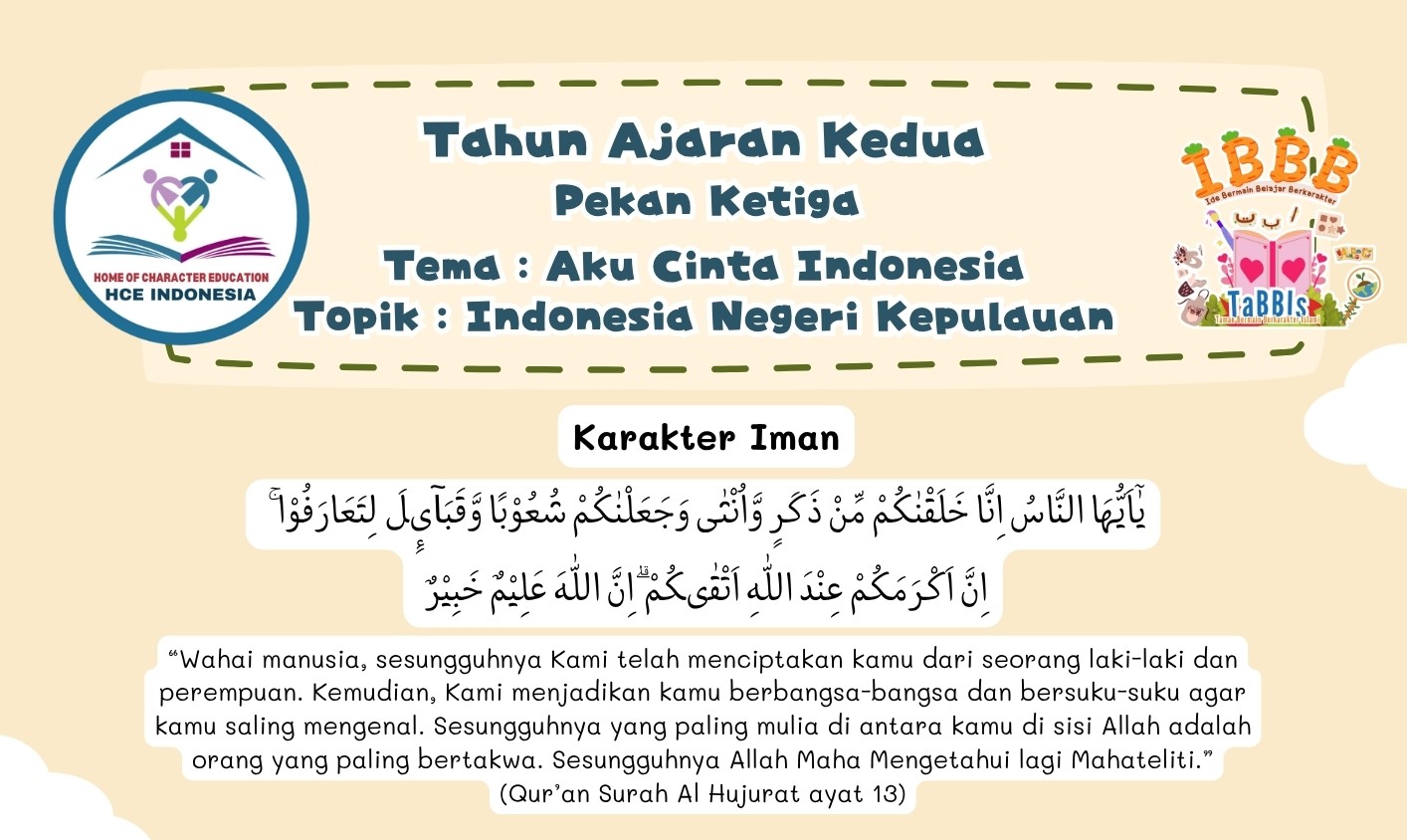 Terlindungi: IBBB Pekan 3 | Semester 3 – Indonesia Negeri Kepulauan