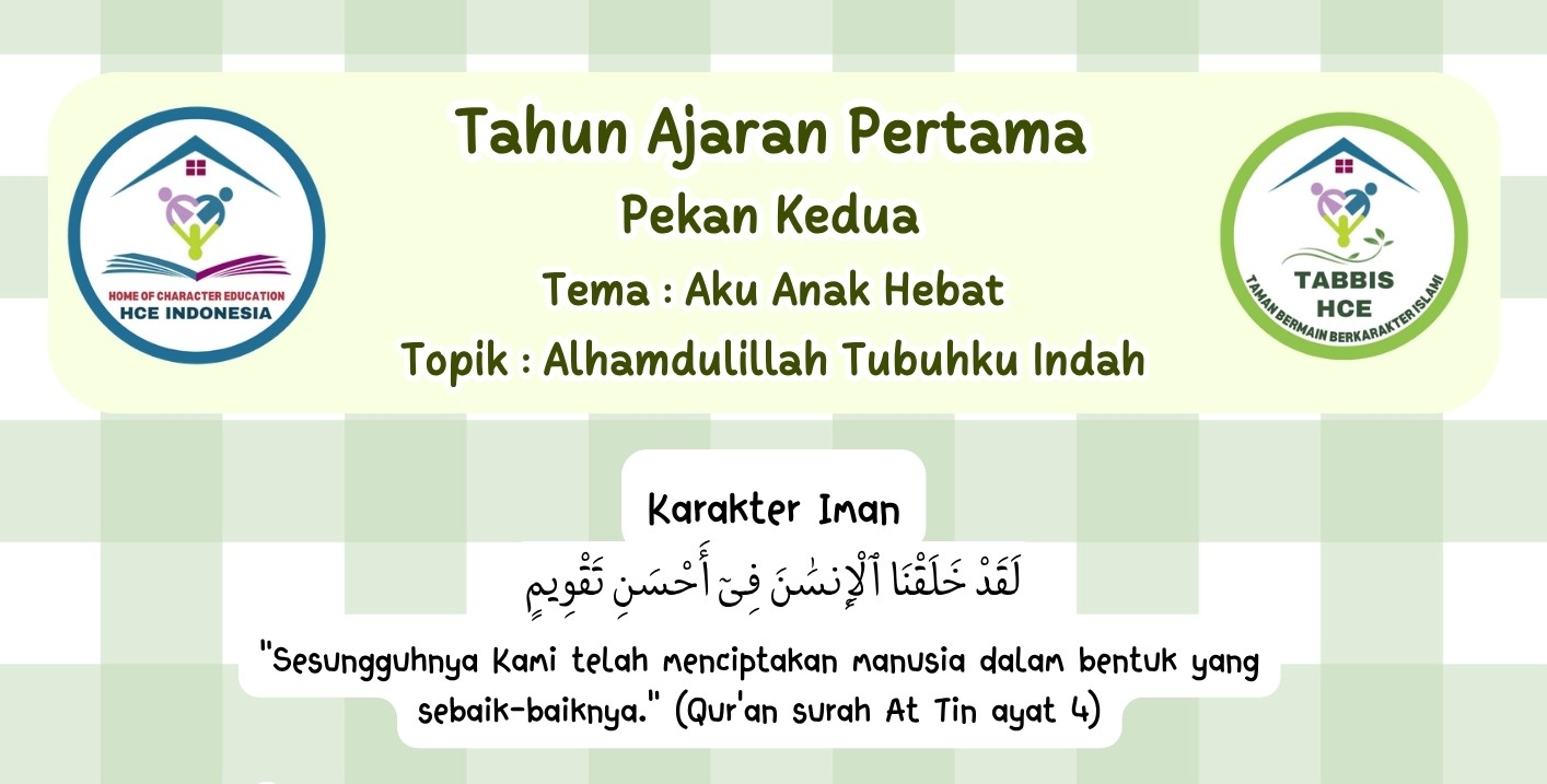 Terlindungi: IBBB Pekan 2 | Semester 1 – Alhamdulillah Tubuhku Indah