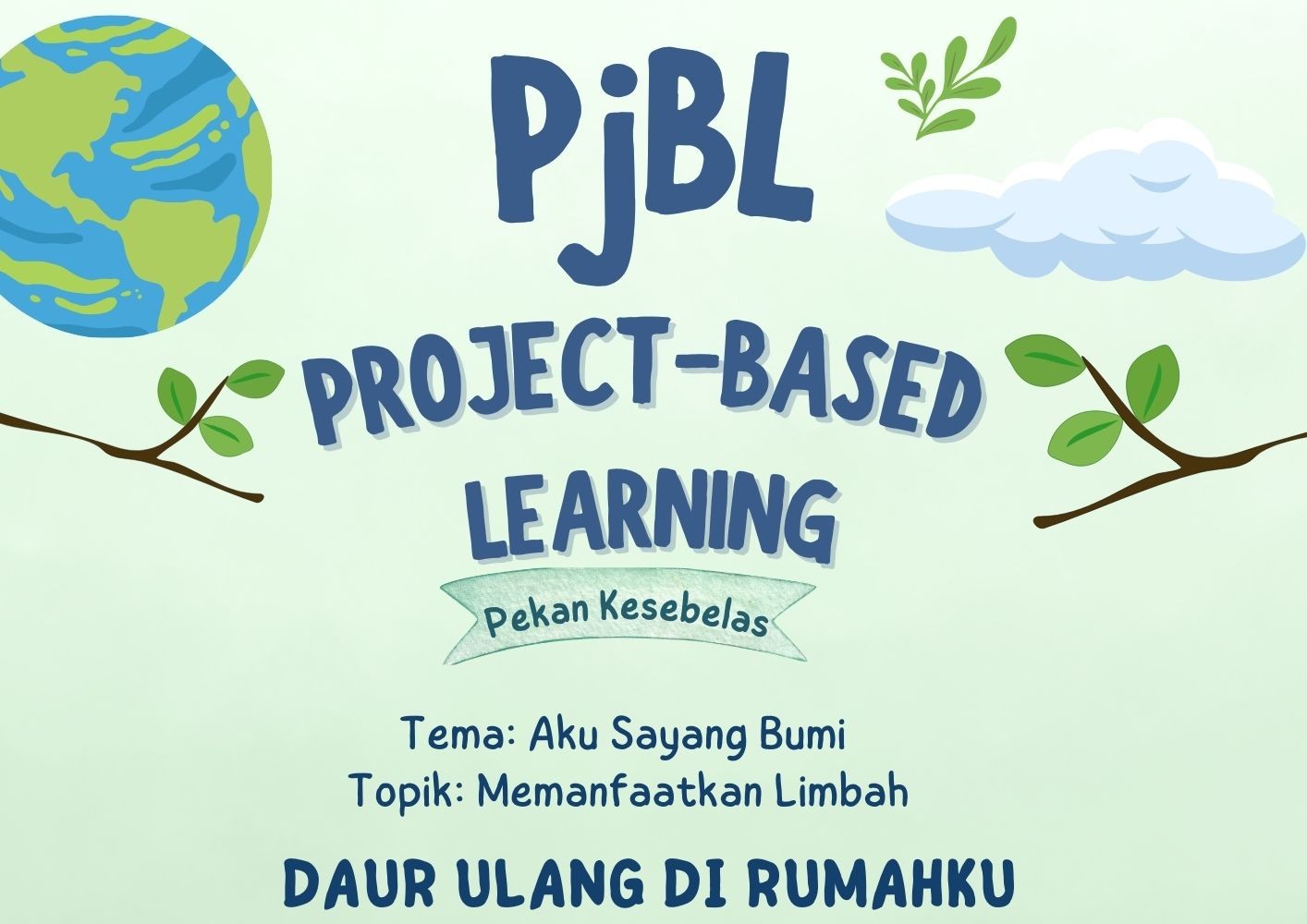 Terlindungi: IBBB PjBL Pekan 11 – Daur Ulang Di Rumahku