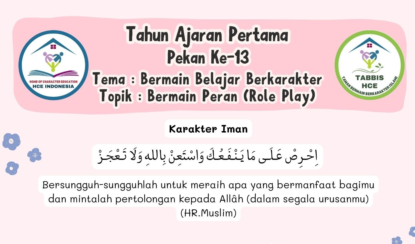 Terlindungi: IBBB Pekan 13 | Semester 1 – Bermain Peran (Role Play)