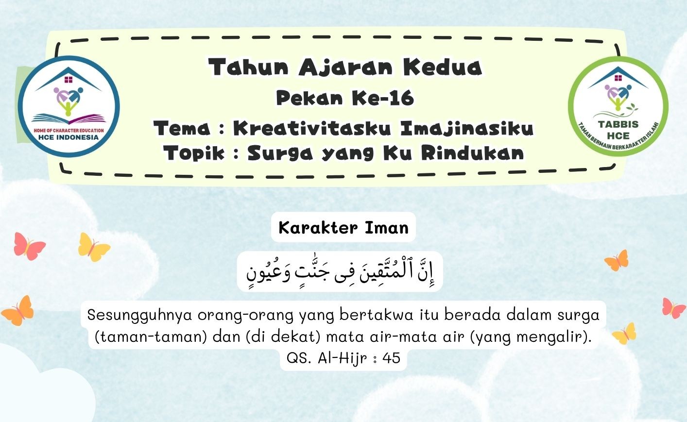 Terlindungi: IBBB Pekan 16 | Semester 3 – Surga yang Ku Rindukan