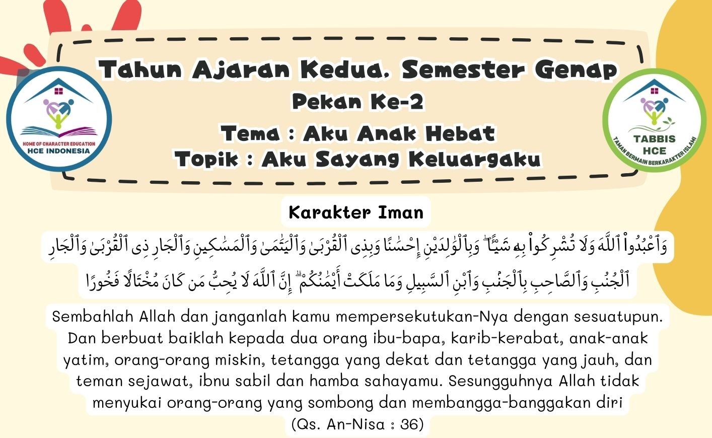 Terlindungi: IBBB Pekan 2 | Semester 4 – Aku Sayang Keluargaku