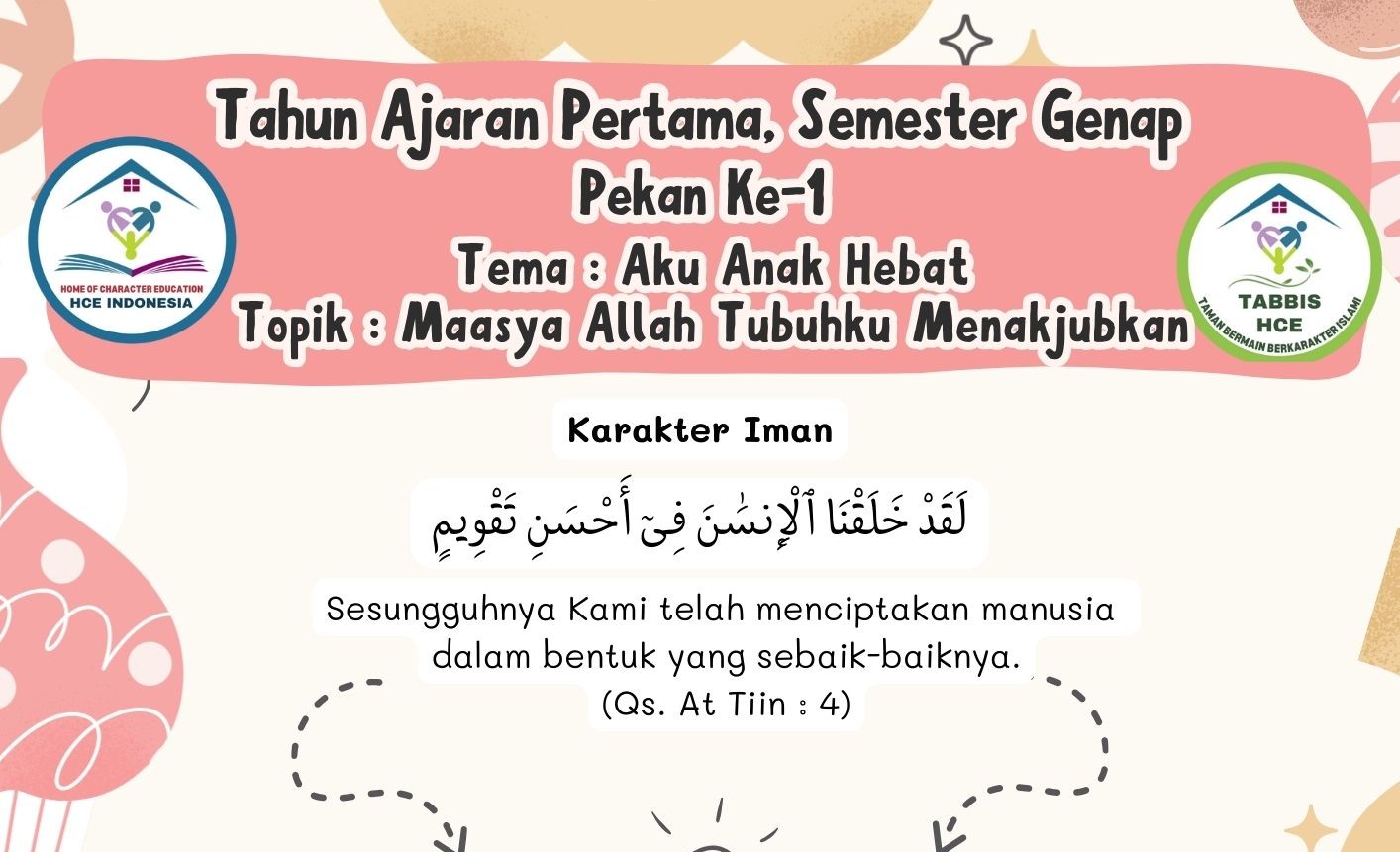 Terlindungi: IBBB Pekan 1 | Semester 2 – Maasya Allah Tubuhku Menakjubkan