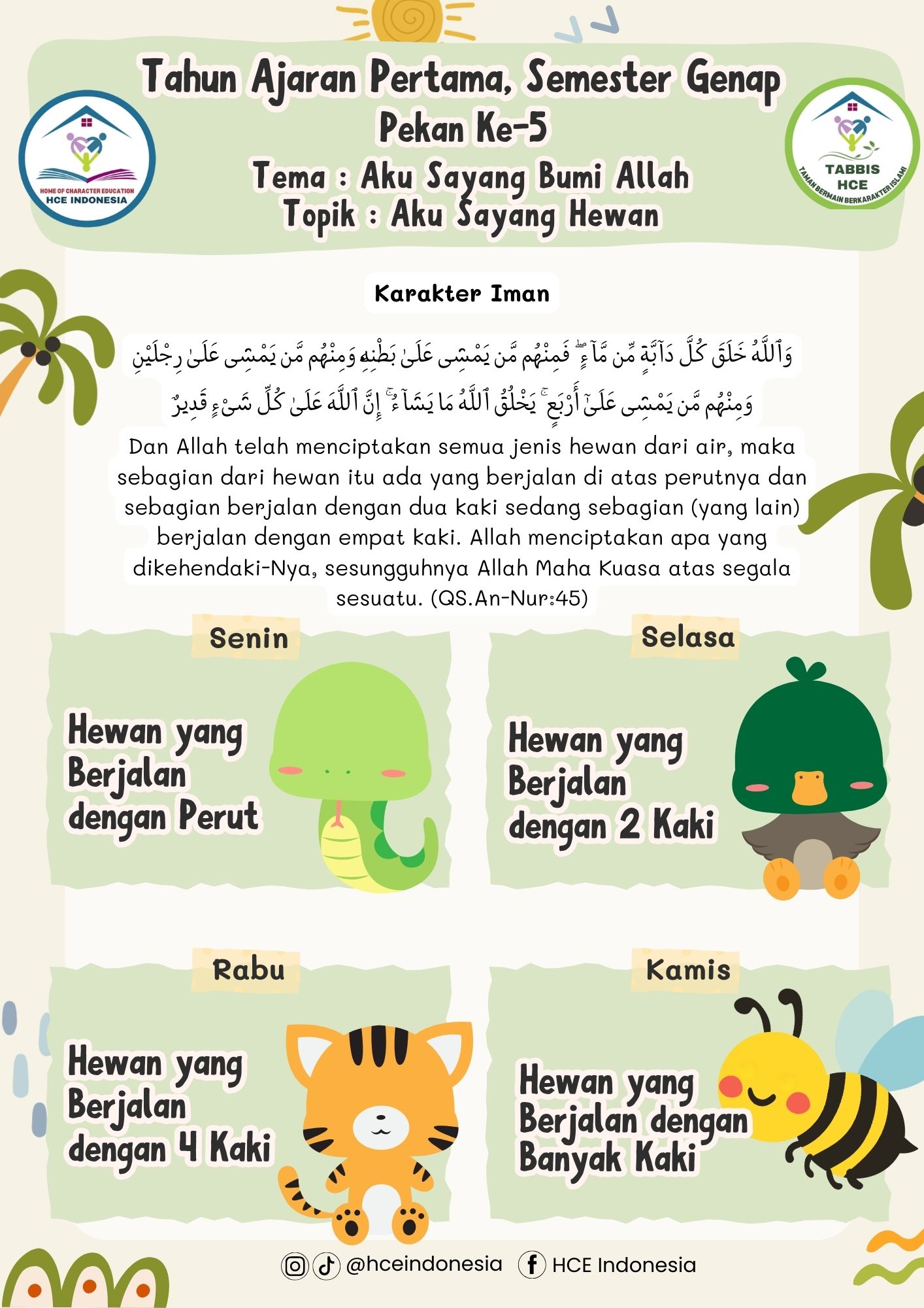 IBBB Pekan 5 | Semester 2 - Aku Sayang Hewan