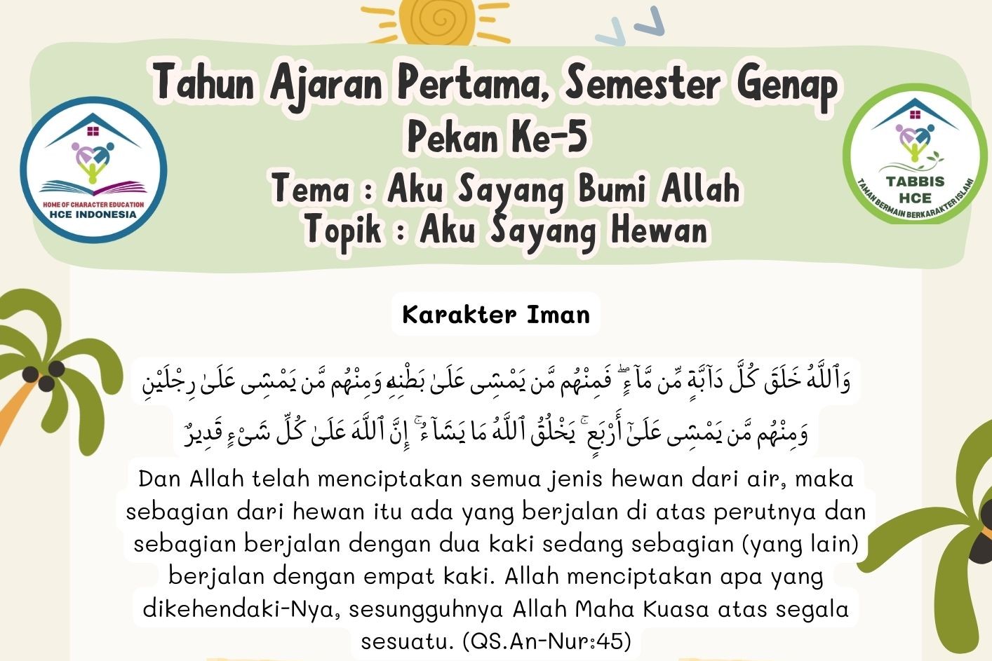 Terlindungi: IBBB Pekan 5 | Semester 2 – Aku Sayang Hewan