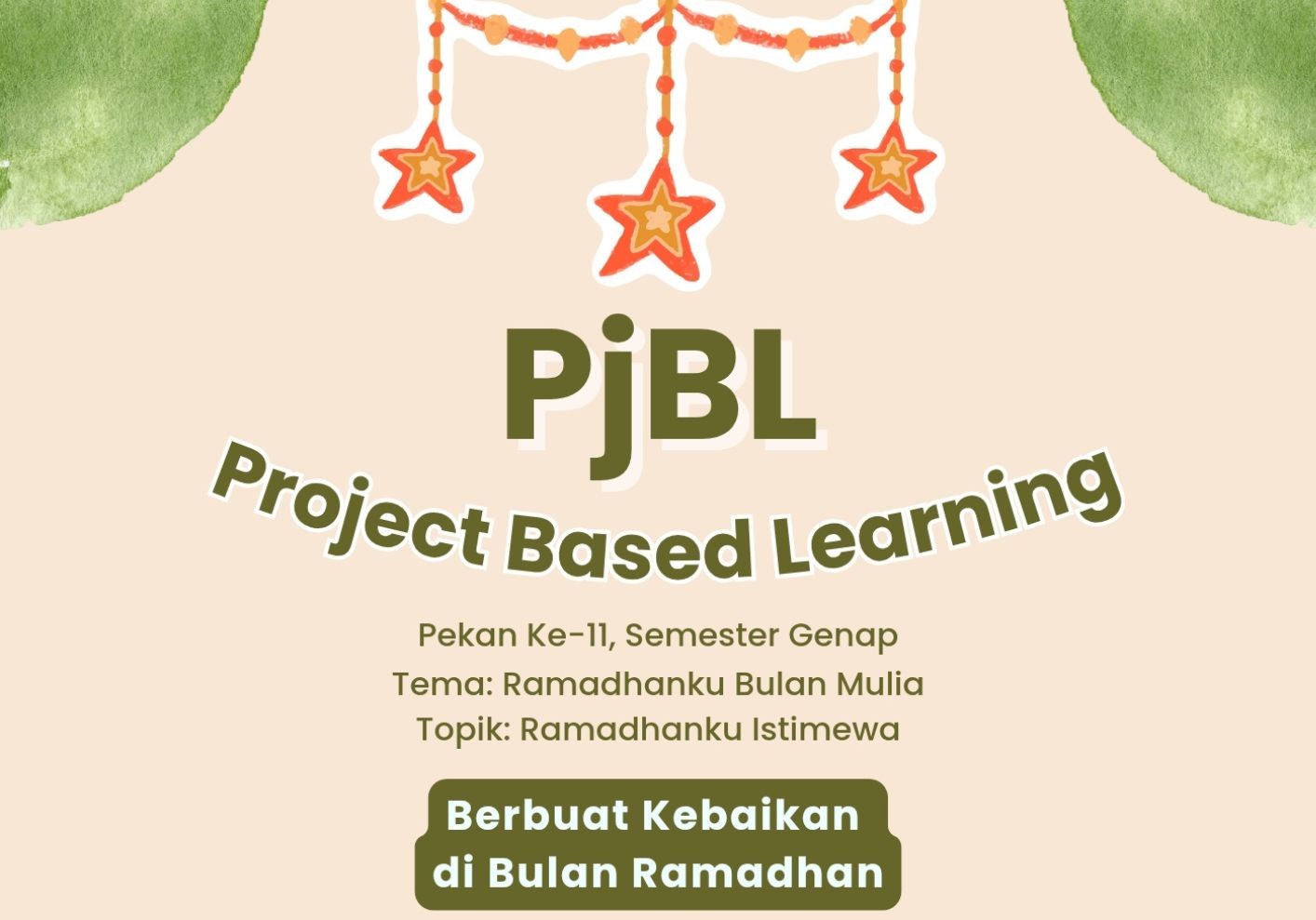 Terlindungi: IBBB PjBL Pekan 9 – Ramadhanku Istimewa