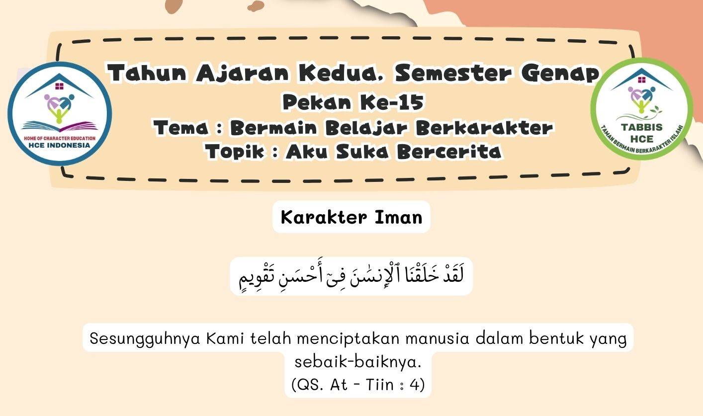 Terlindungi: IBBB Pekan 15 | Semester 4 – Aku Suka Bercerita